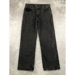 Old Navy Jeans Men 33x31 (Tag 32x32) Black 90s Baggy Denim
